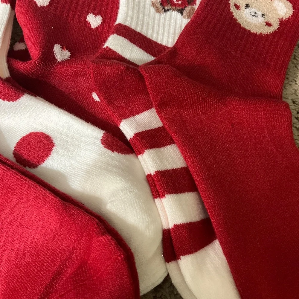 A wonderful set of Christmas cashmere warm soft socks - Picture 3 of 7